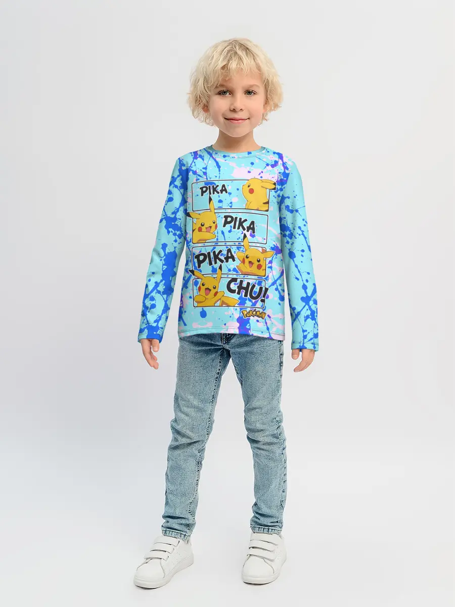 Детский лонгслив / Pikachu