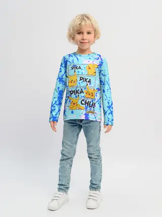 Детский лонгслив / Pikachu