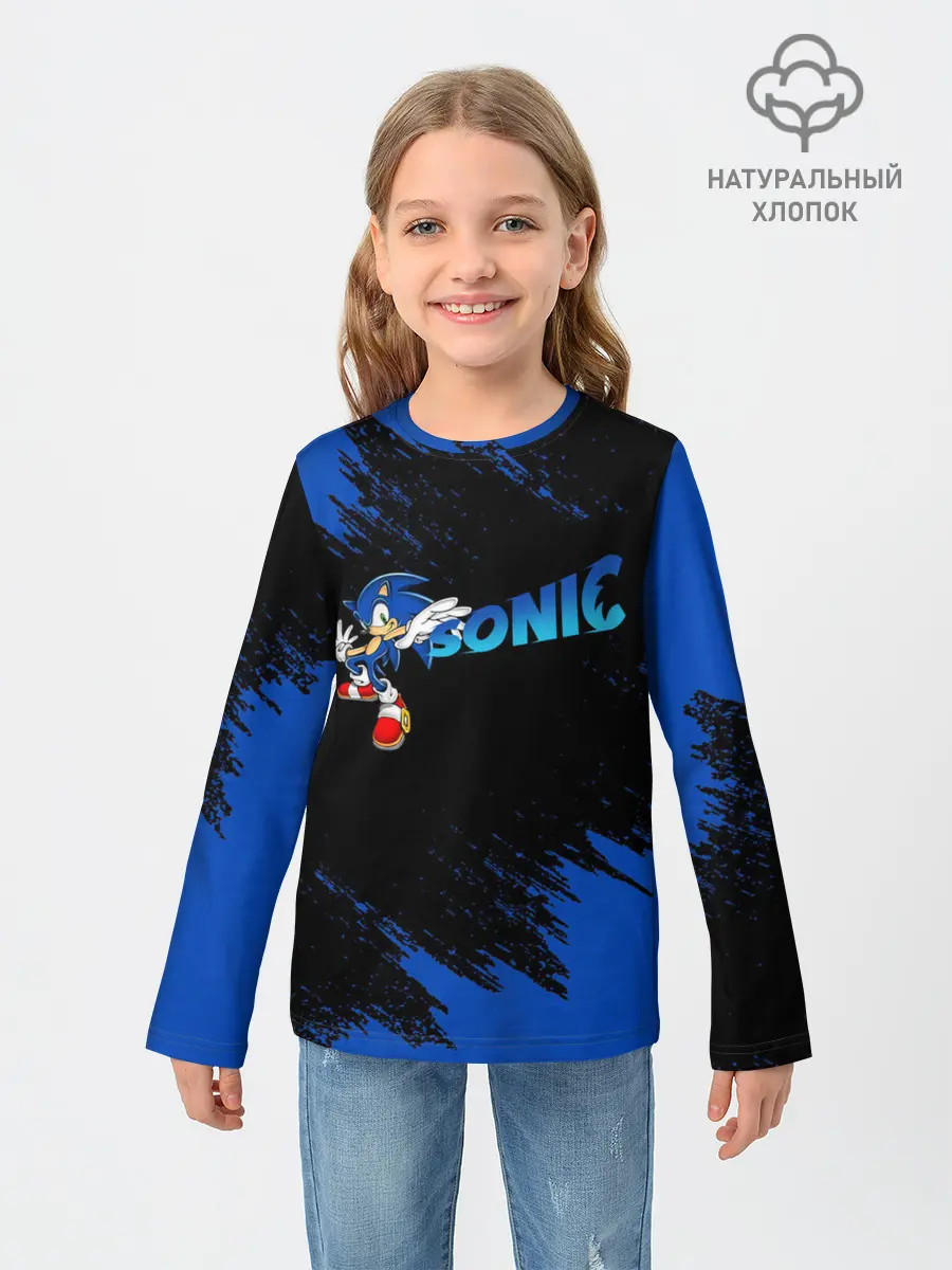 Детский лонгслив / SONIC