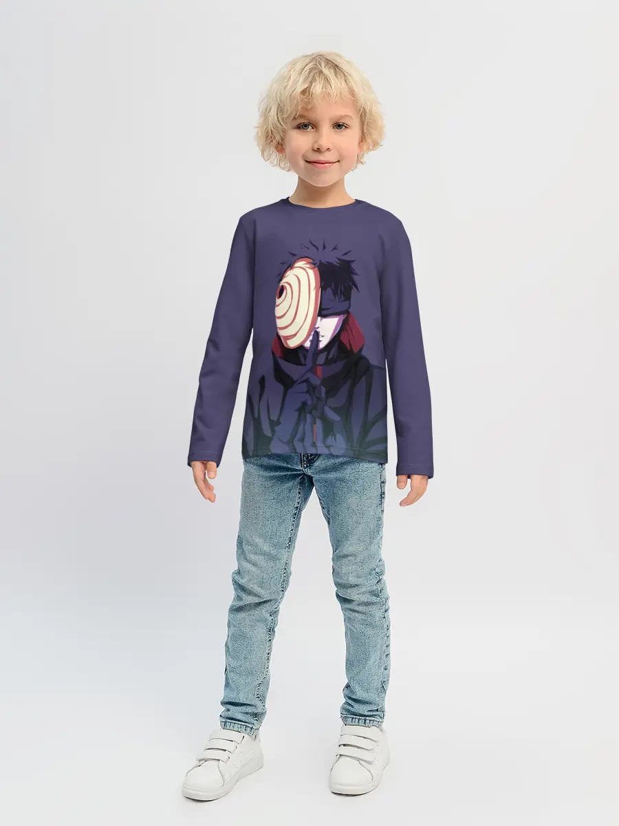 Детский лонгслив / Обито Учиха