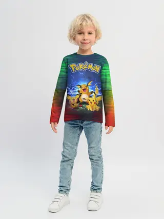 Детский лонгслив / Pikachu