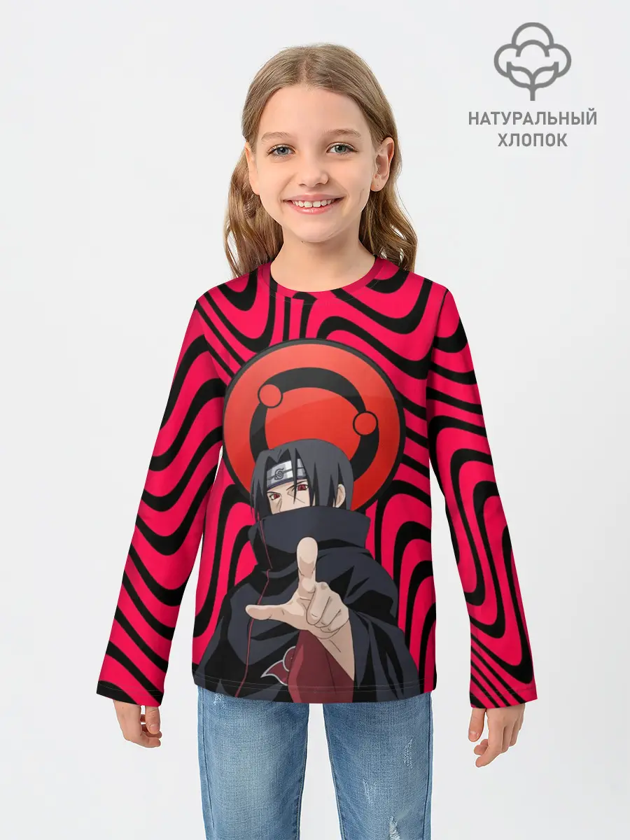 Детский лонгслив / Учихе Саске