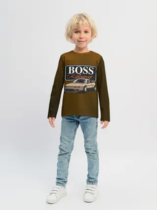 Детский лонгслив / Boss Racing | BOSS JDM
