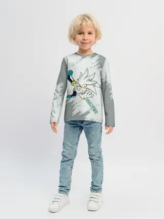 Детский лонгслив / SONIC SILVER