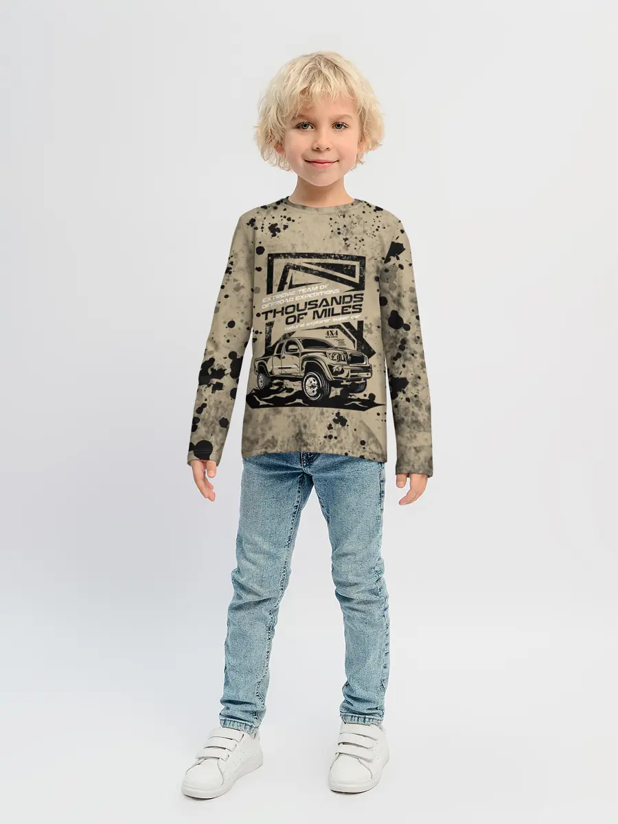 Детский лонгслив / OffRoad Team | Внедорожник