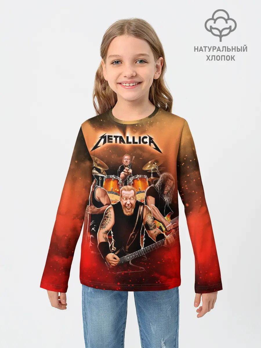 Детский лонгслив / Metallica