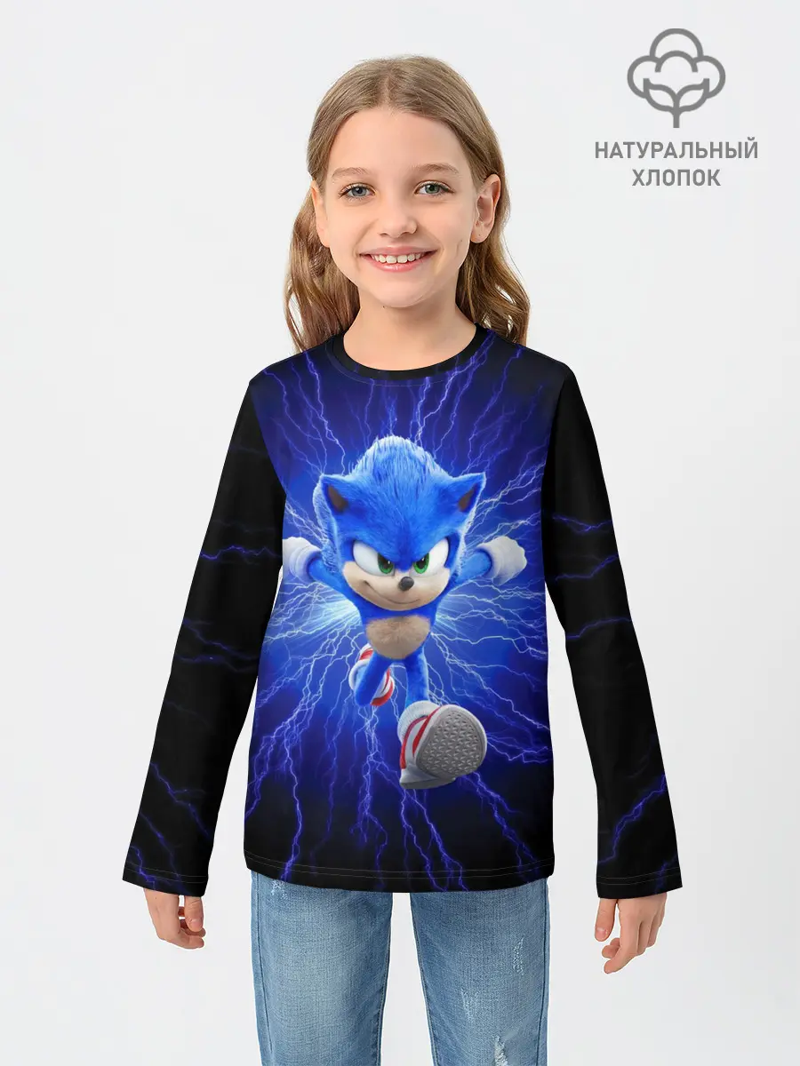 Детский лонгслив / SONIC