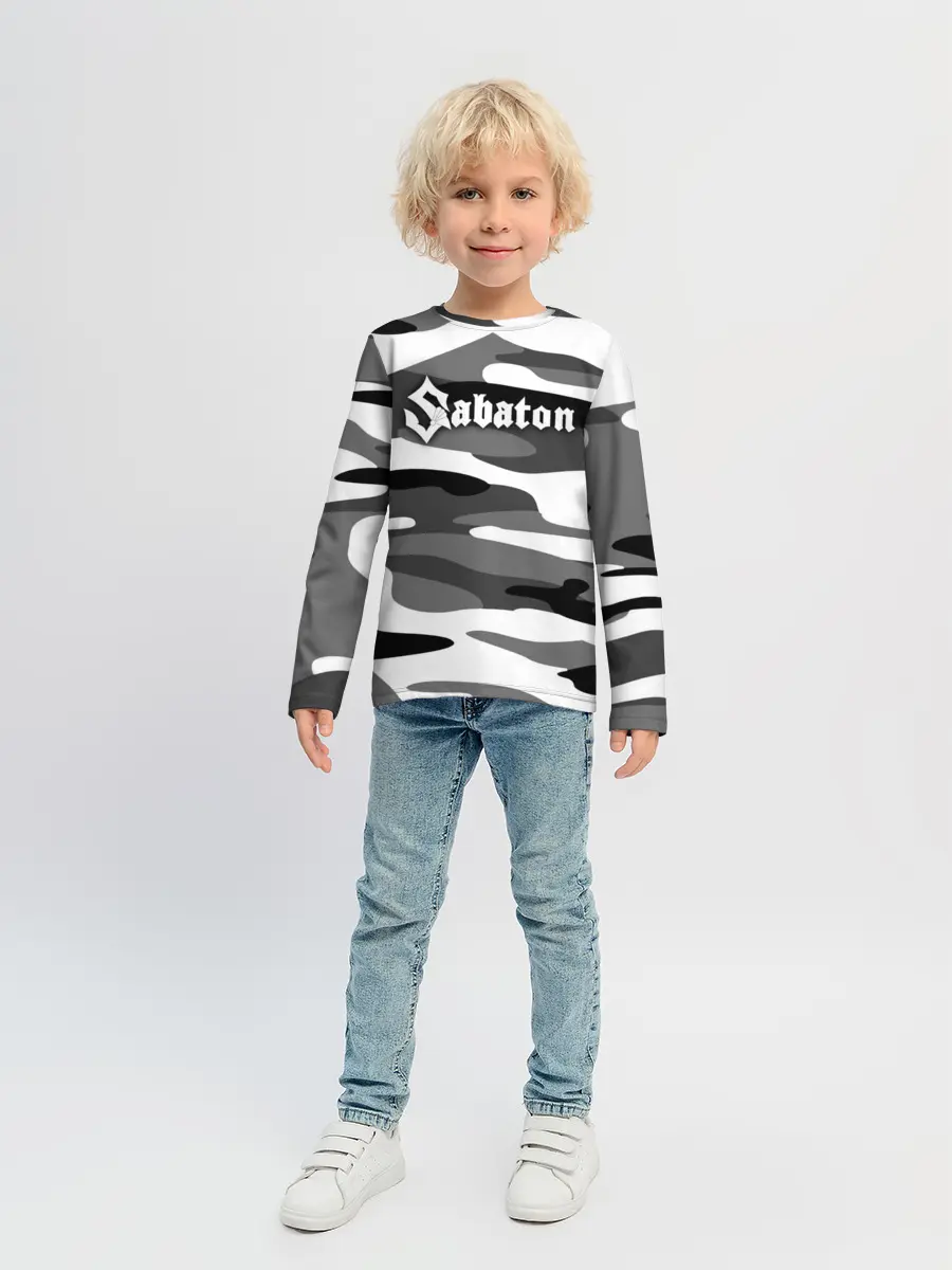 Детский лонгслив / Камуфляж Sabaton