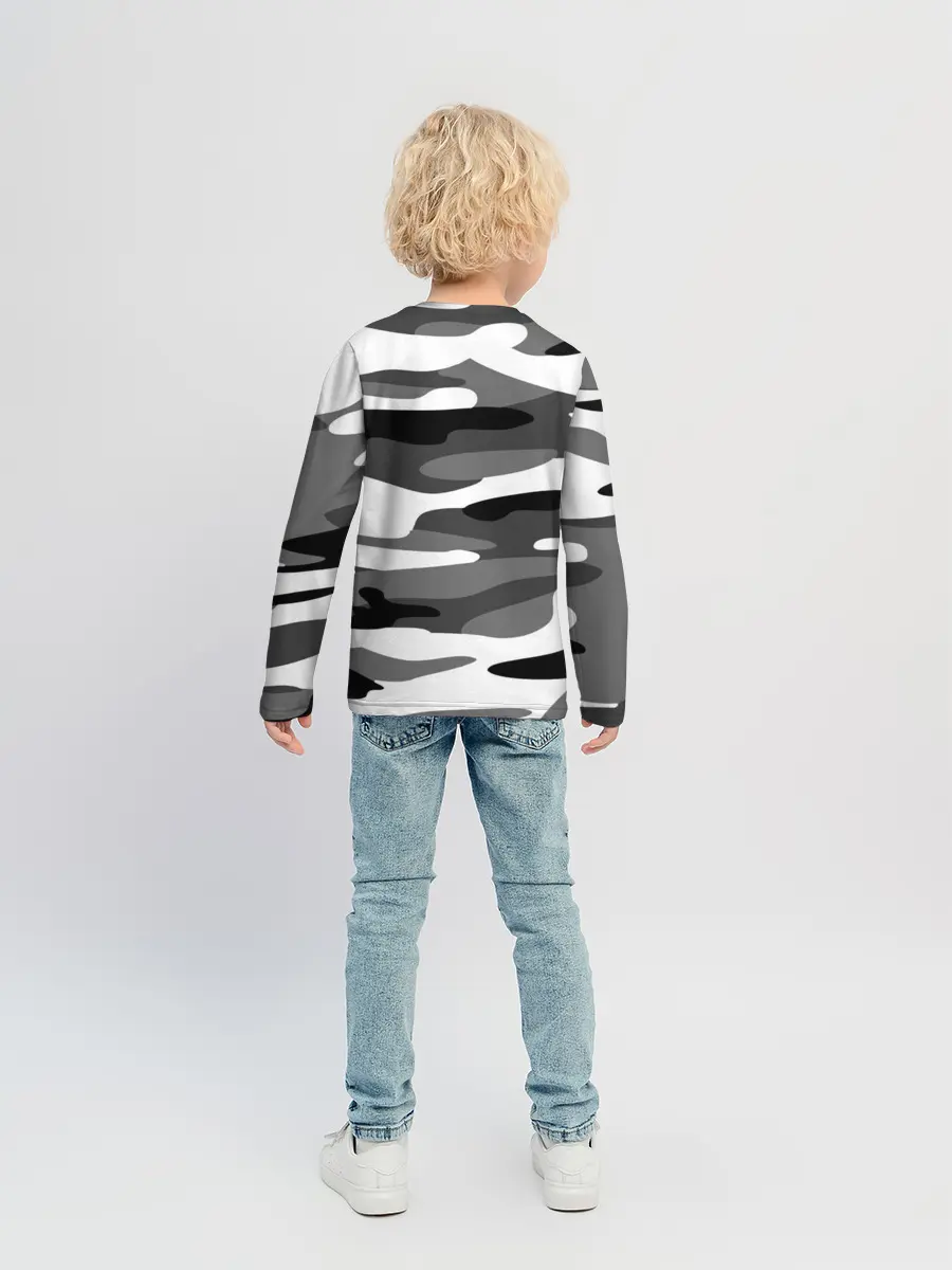 Детский лонгслив / Камуфляж Sabaton