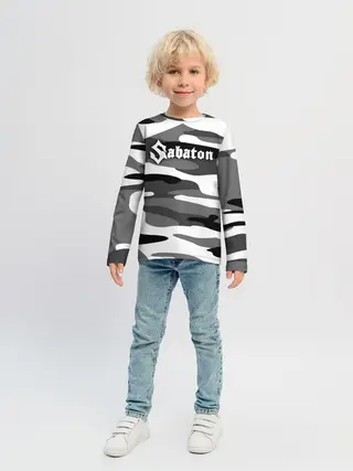 Детский лонгслив / Камуфляж Sabaton