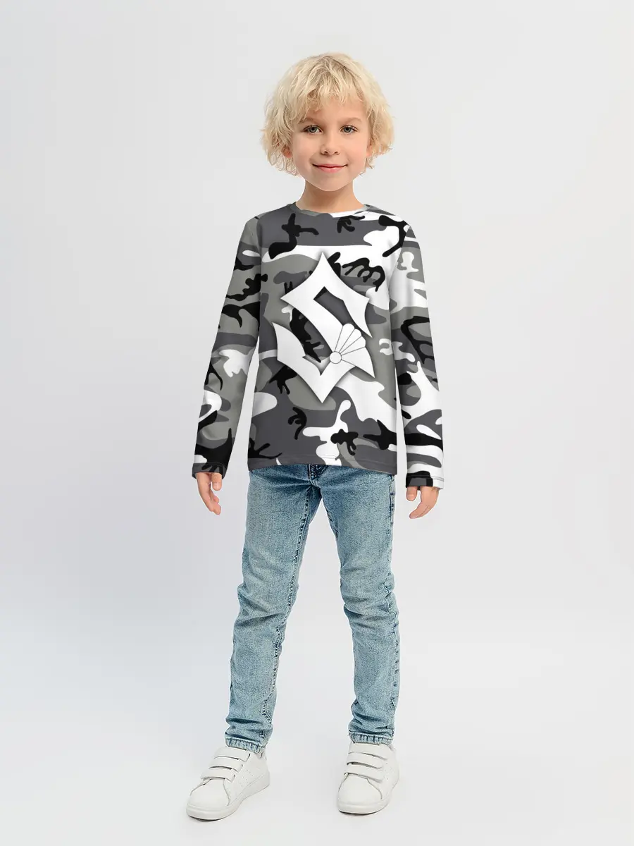 Детский лонгслив / Камуфляж Sabaton