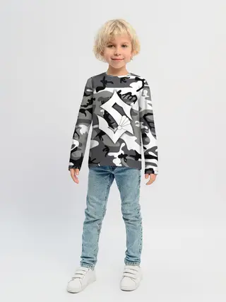 Детский лонгслив / Камуфляж Sabaton