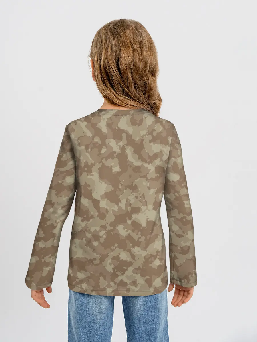 Детский лонгслив / Хаки