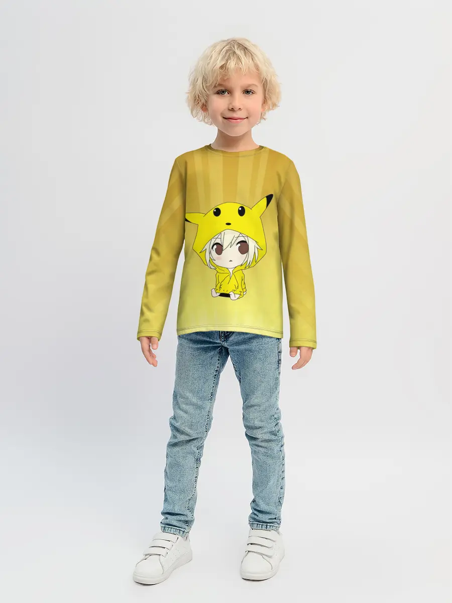 Детский лонгслив / Пикачу