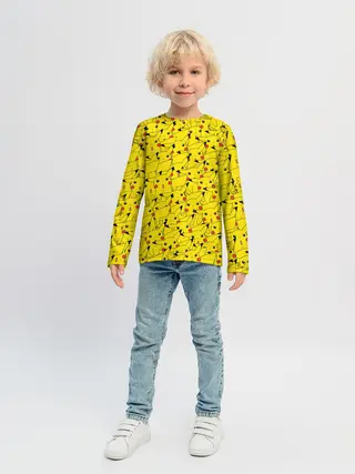 Детский лонгслив / ПИКАЧУ