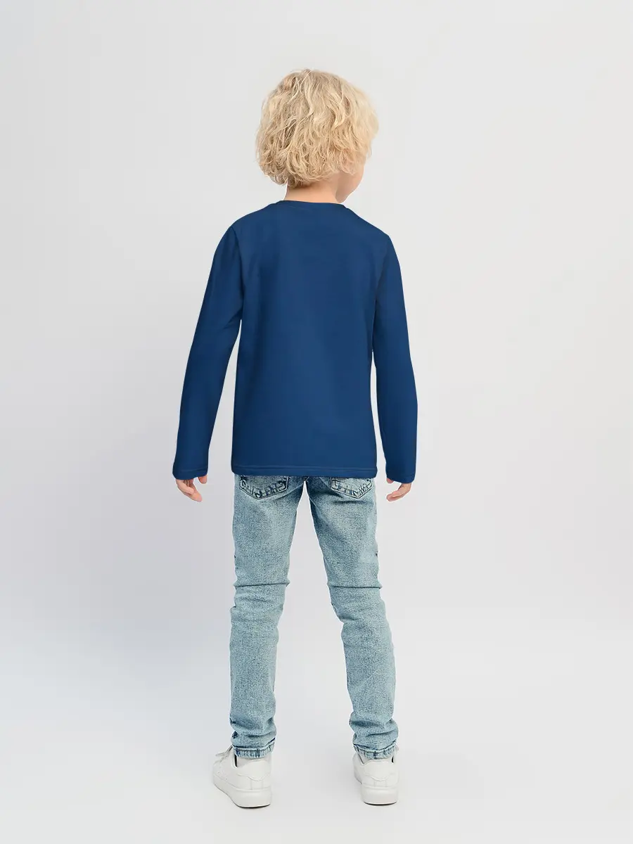 Детский лонгслив / КИСА С ТЕЛЕФОНОМ