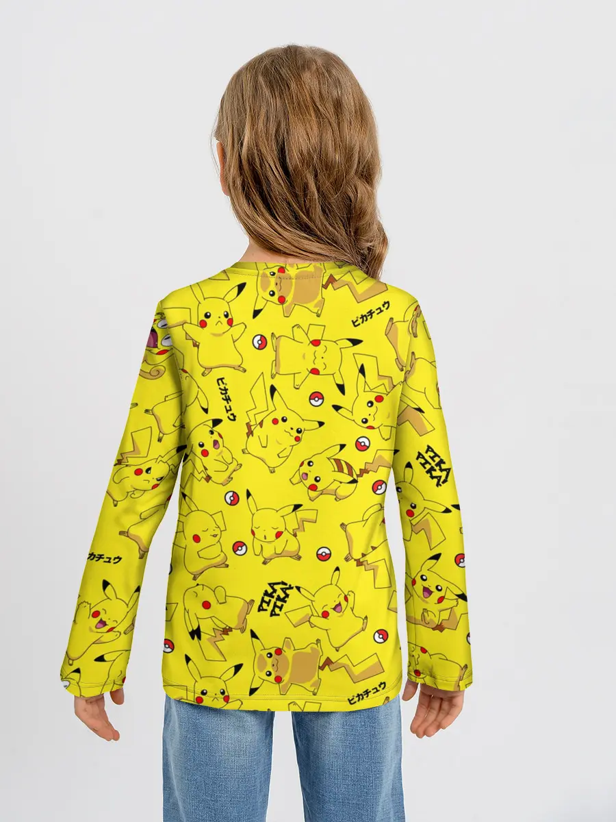 Детский лонгслив / ПИКАЧУ