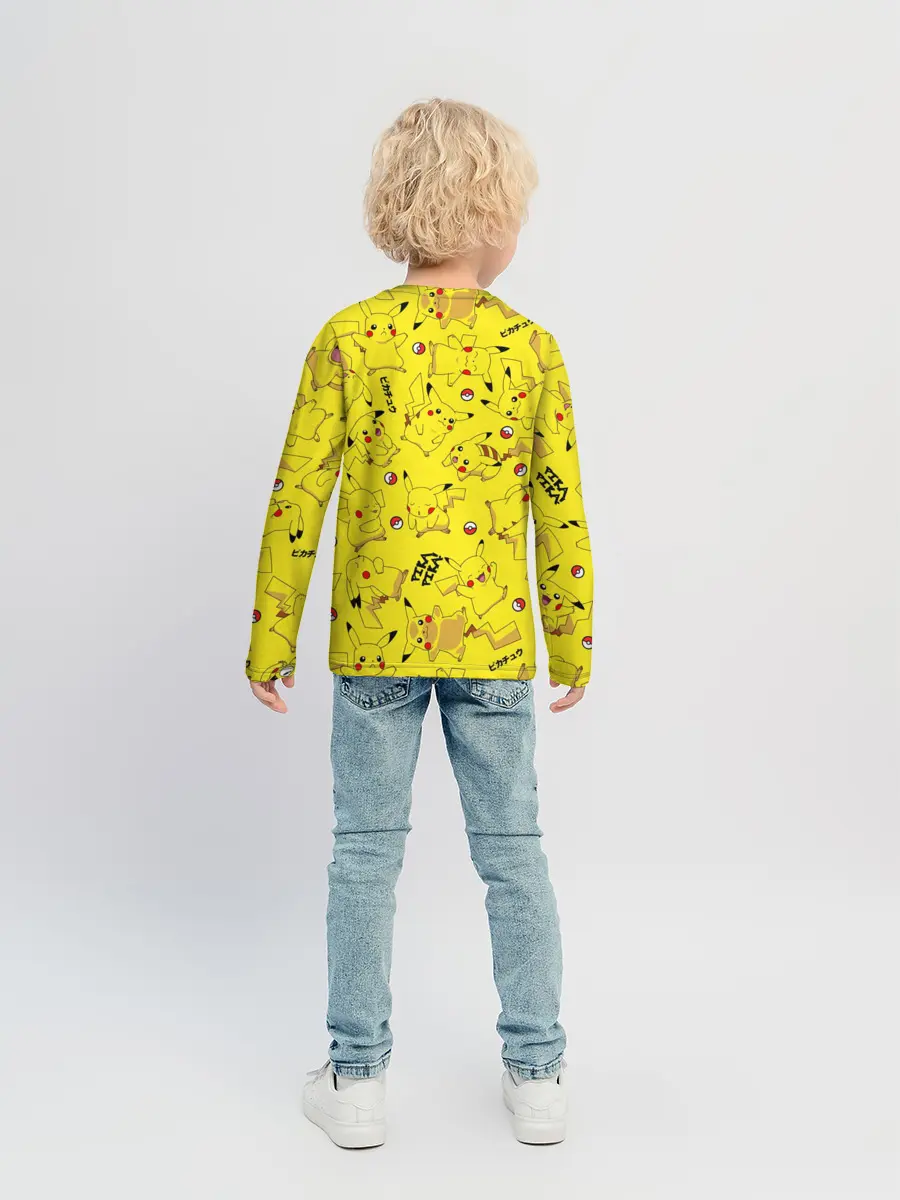 Детский лонгслив / ПИКАЧУ