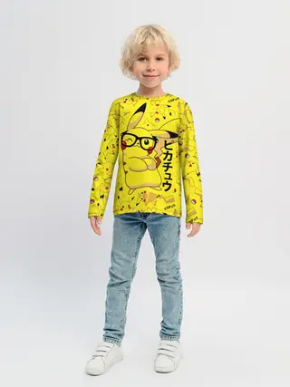Детский лонгслив / ПИКАЧУ