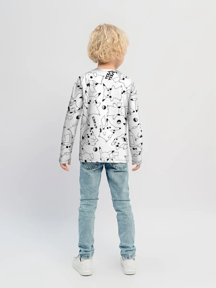 Детский лонгслив / ПИКАЧУ