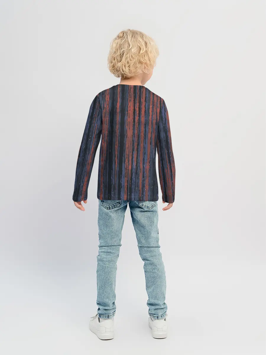 Детский лонгслив / Абстрактный узор