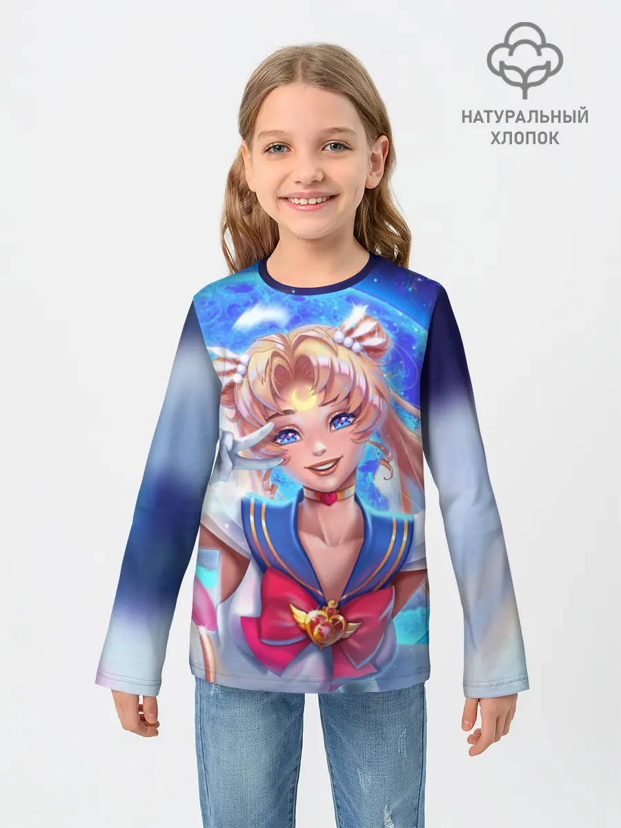 Детский лонгслив / КРЫЛЬЯ АНИМЕ