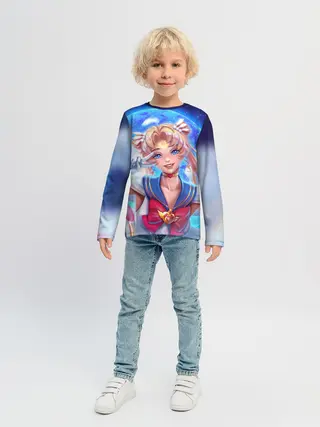 Детский лонгслив / КРЫЛЬЯ АНИМЕ