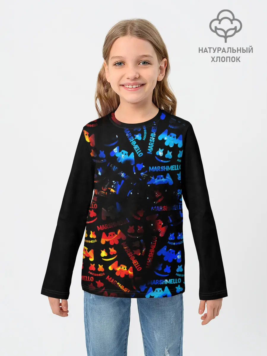 Детский лонгслив / MARSMELLO FIRE