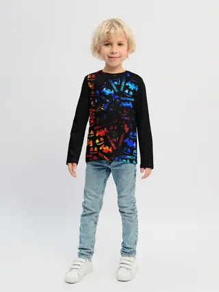 Детский лонгслив / MARSMELLO FIRE