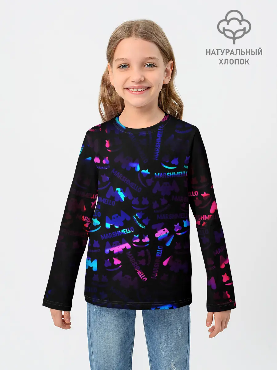 Детский лонгслив / MARSMELLO NEON