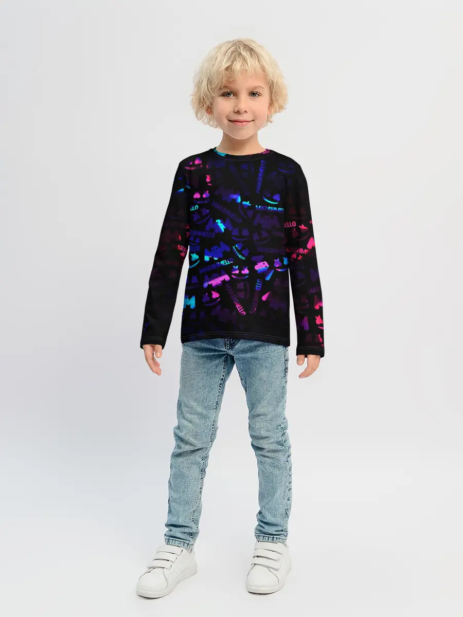Детский лонгслив / MARSMELLO NEON
