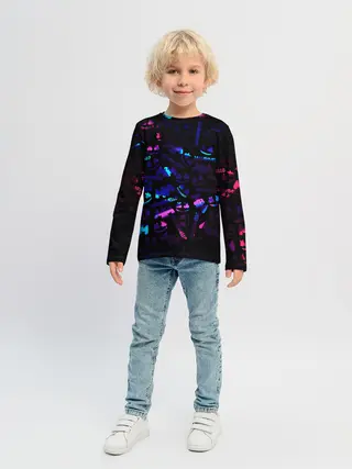 Детский лонгслив / MARSMELLO NEON
