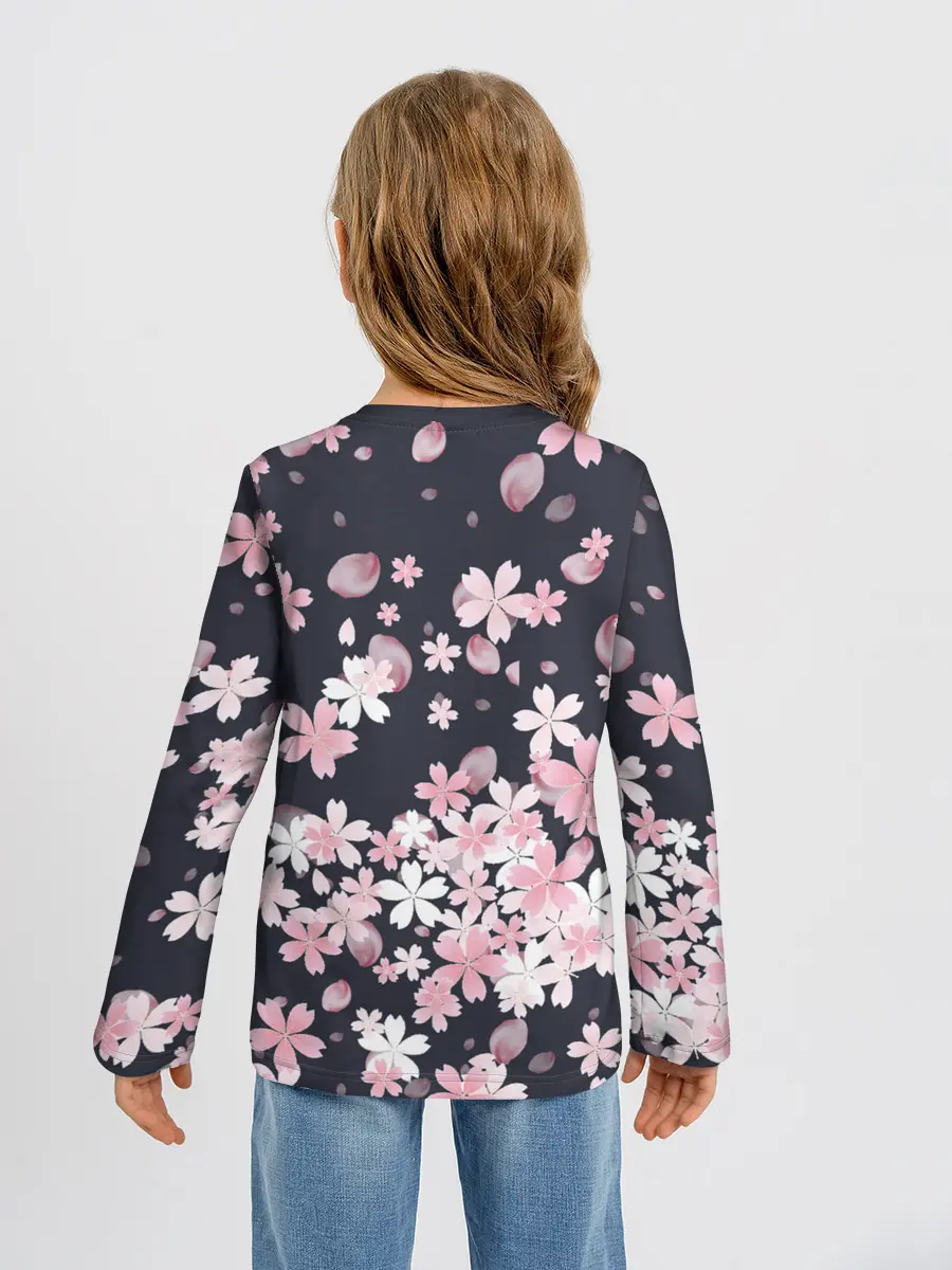 Детский лонгслив / Сакура