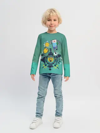 Детский лонгслив / Финн и Джейк