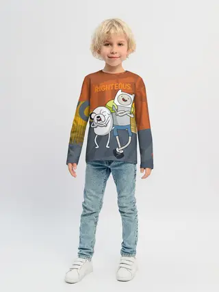 Детский лонгслив / Финн и Джейк