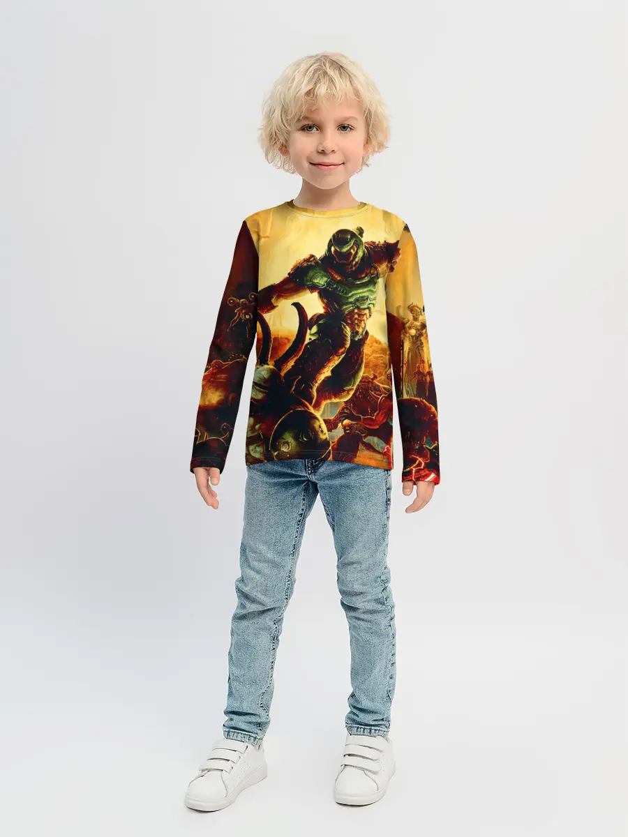 Детский лонгслив / Doom Eternal