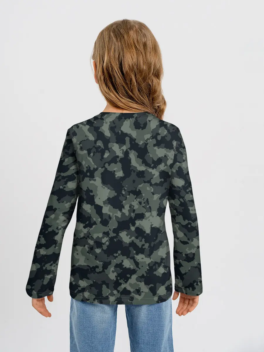 Детский лонгслив / Камуфляж