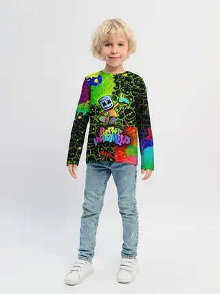 Детский лонгслив / Marshmello