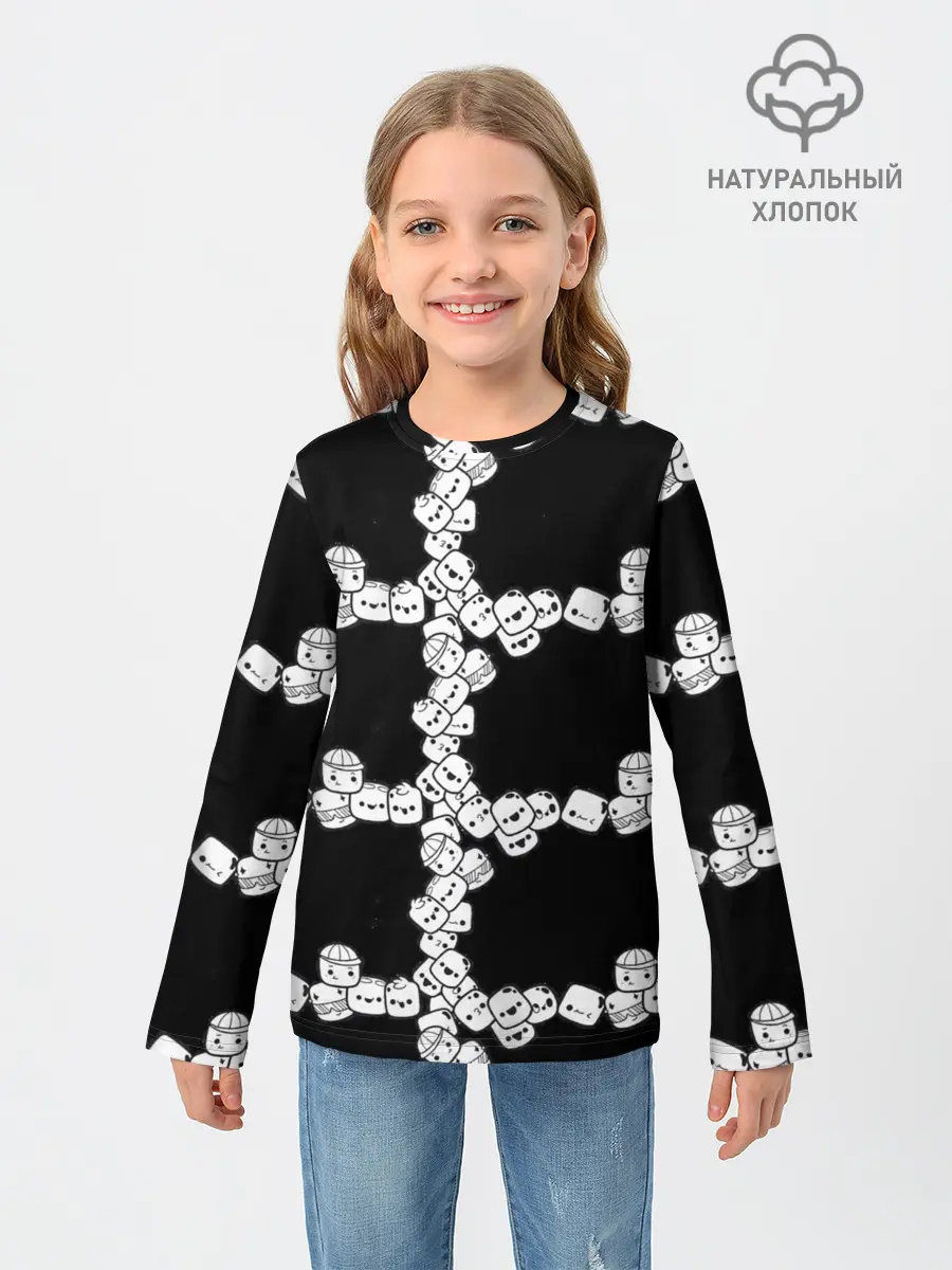 Детский лонгслив / Зефирки