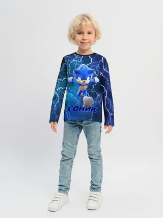 Детский лонгслив / SONIC