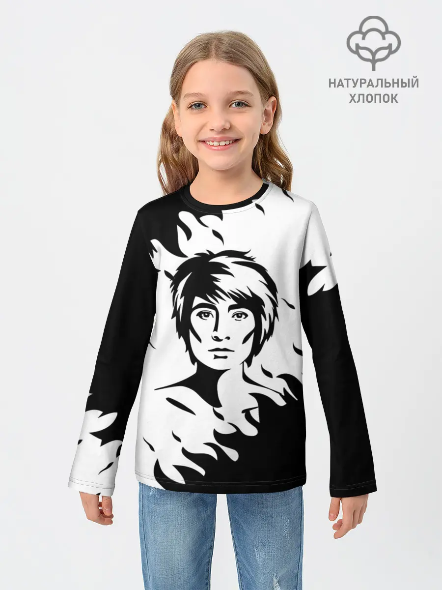 Детский лонгслив / Zемфира