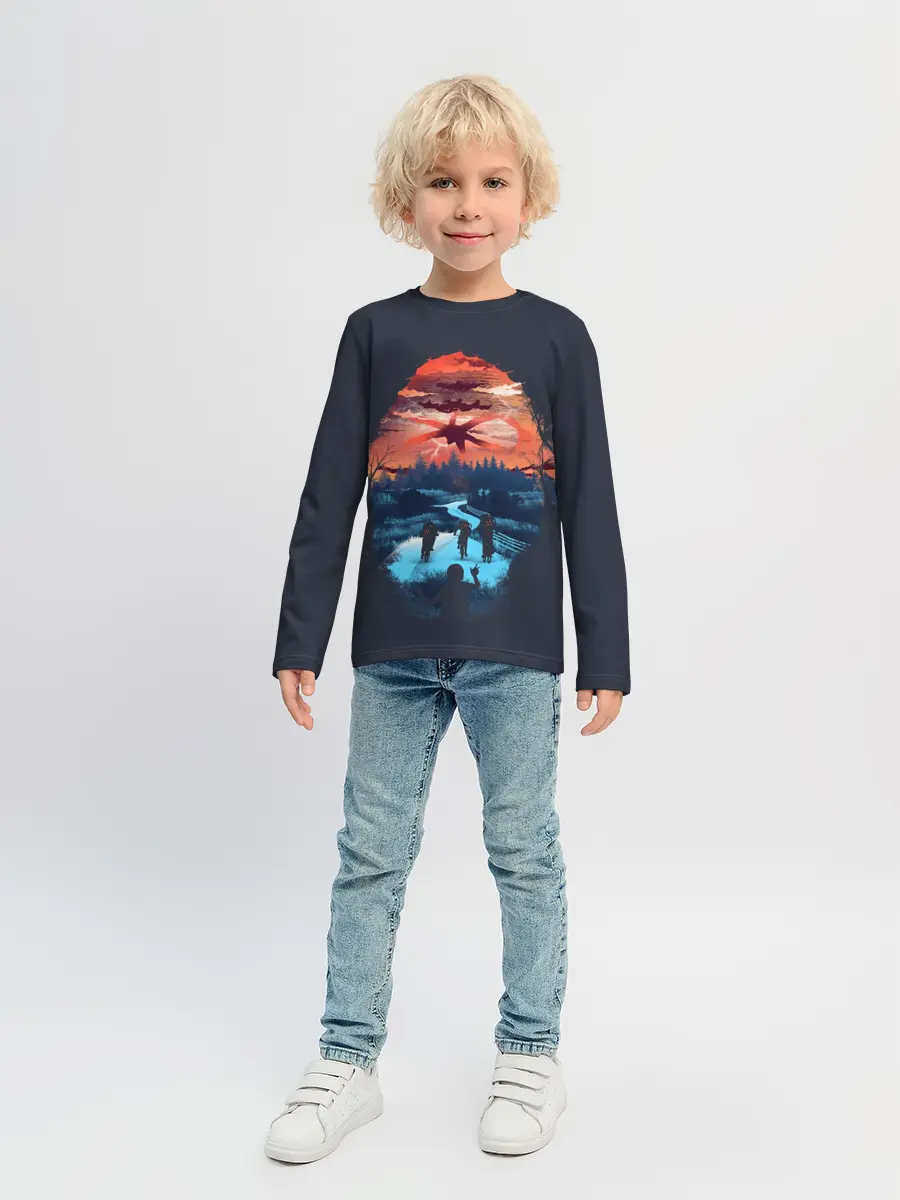 Детский лонгслив / Очень Странные Дела