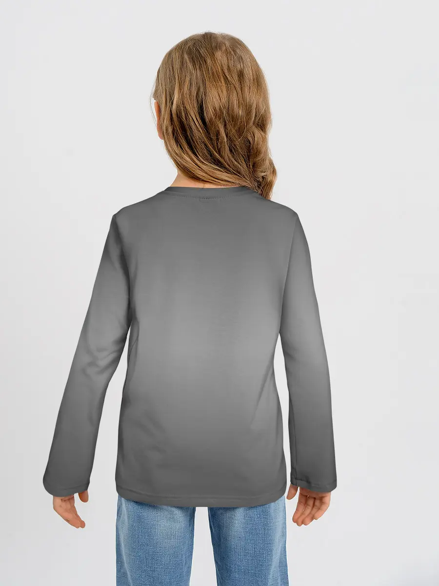 Детский лонгслив / Котики в масках