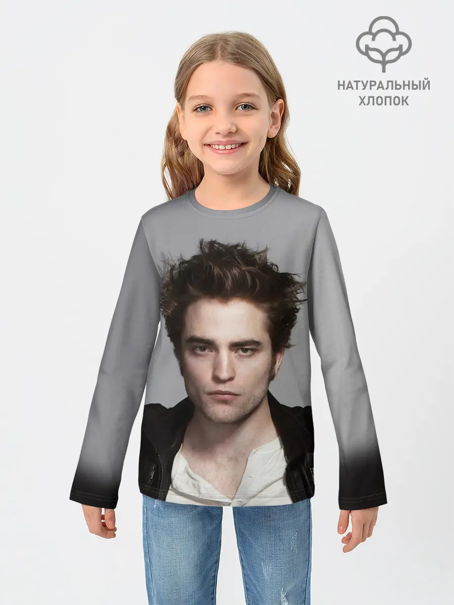 Детский лонгслив / РОБЕРТ ПАТТИНСОН
