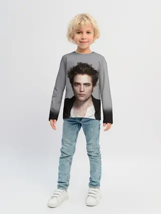 Детский лонгслив / РОБЕРТ ПАТТИНСОН