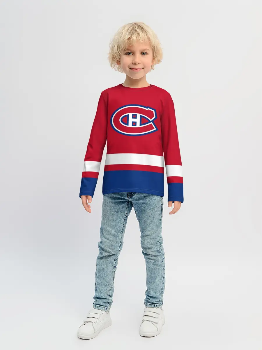 Детский лонгслив / Монреаль Канадиенс
