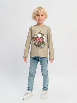 Детский лонгслив / РЕБЯТА, БУДЕМ ЖИТЬ!