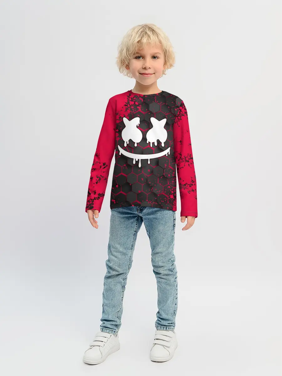 Детский лонгслив / Marshmello