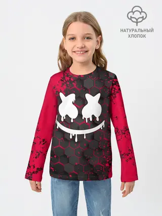 Детский лонгслив / Marshmello