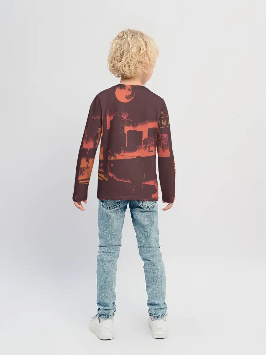 Детский лонгслив / Hotline miami